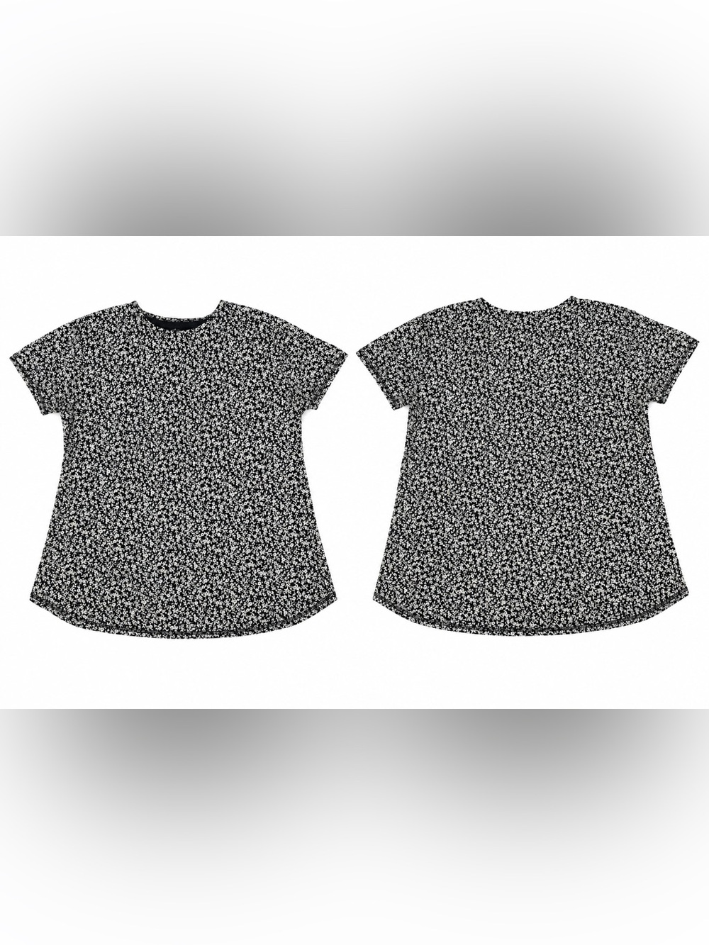 J.Jill Cotton Fit Progress Shirttail Tee size small